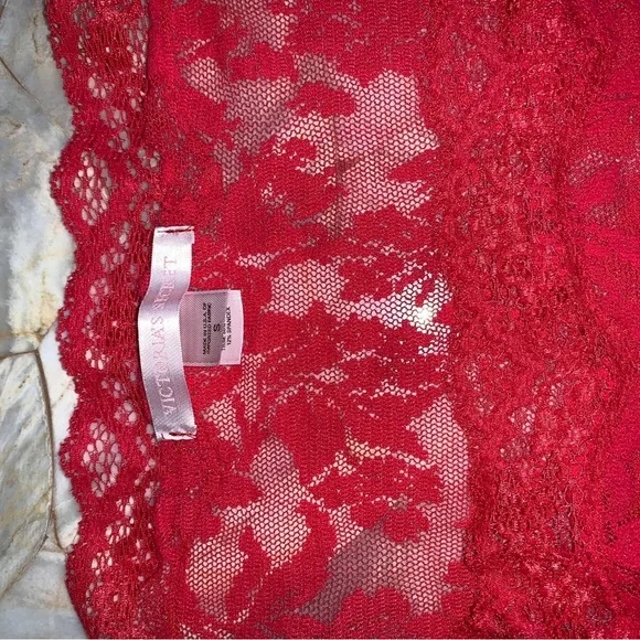 Victoria's‎ Secret Sheer Lace Babydoll Negligee Size Small
